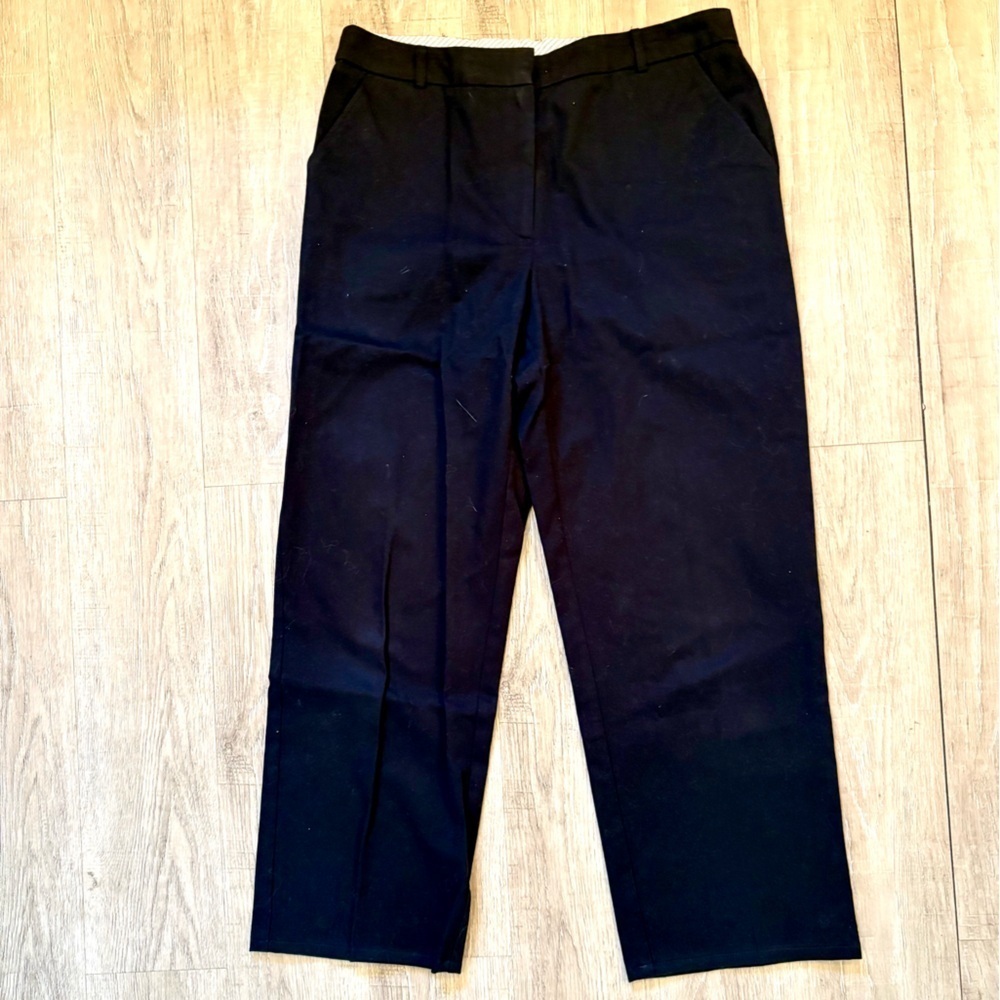 JM Collection Dark Navy Blue Chino Style Pants size 10 - Picture 2 of 10